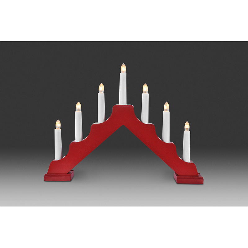 Light IT Adventskerzen, 7 Lichter, Höhe 40 cm, mit Schnur