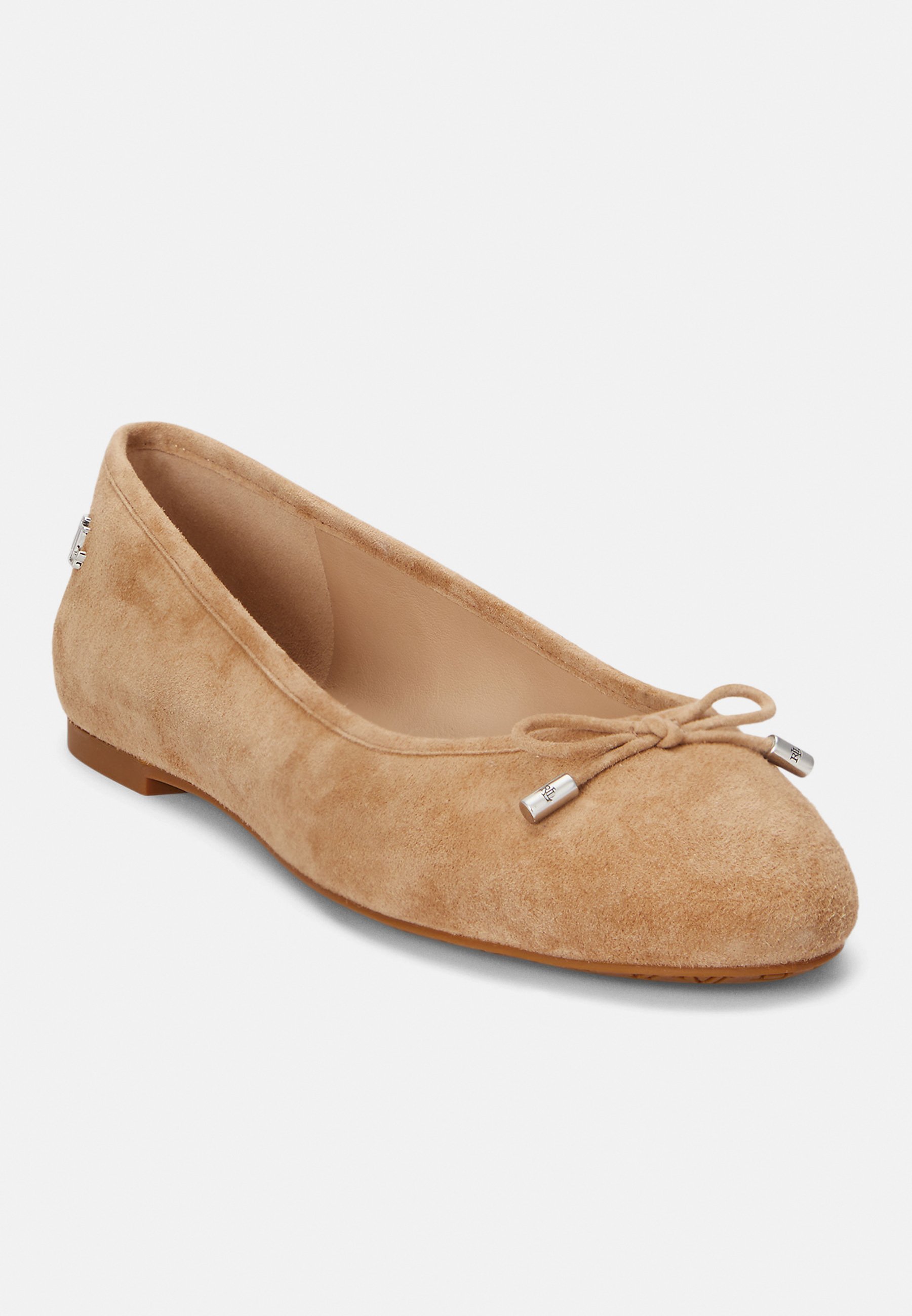 Lauren Ralph Lauren JAYNA SUEDE FLAT - Balerínky - camel
