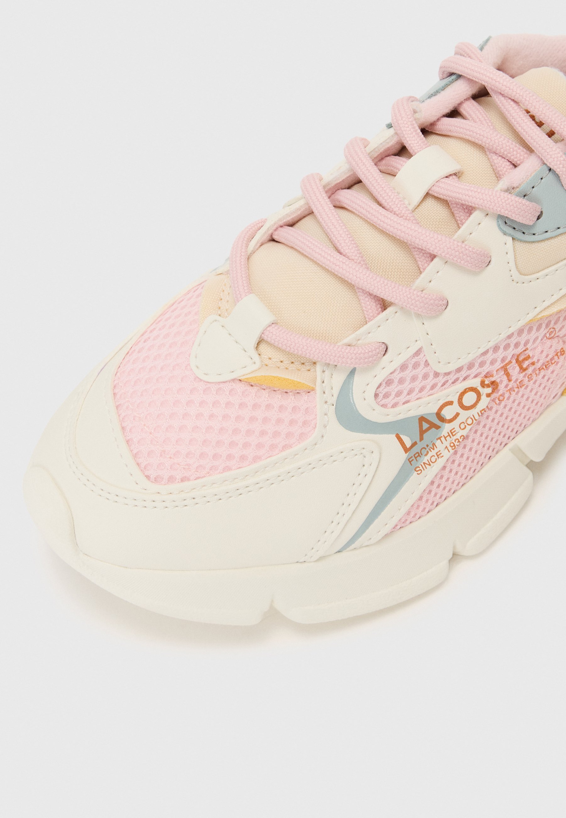 Lacoste JUNIOR L003 NEO UNISEX - Scarpe da ginnastica - rosa/marrone