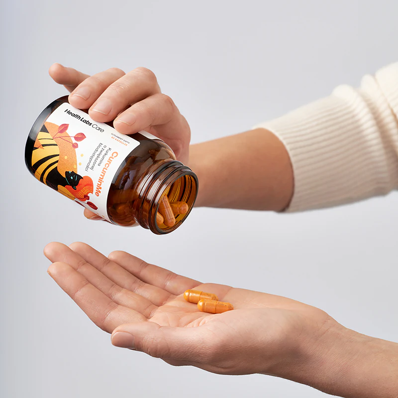Health Labs Care CurcuminMe voedingssupplementcapsules ter ondersteuning van het immuunsysteem