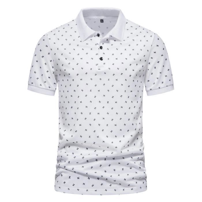 Polo para hombre - HZLLY - Estampado - Manga corta - Corte regular - Transpirable - Cómodo