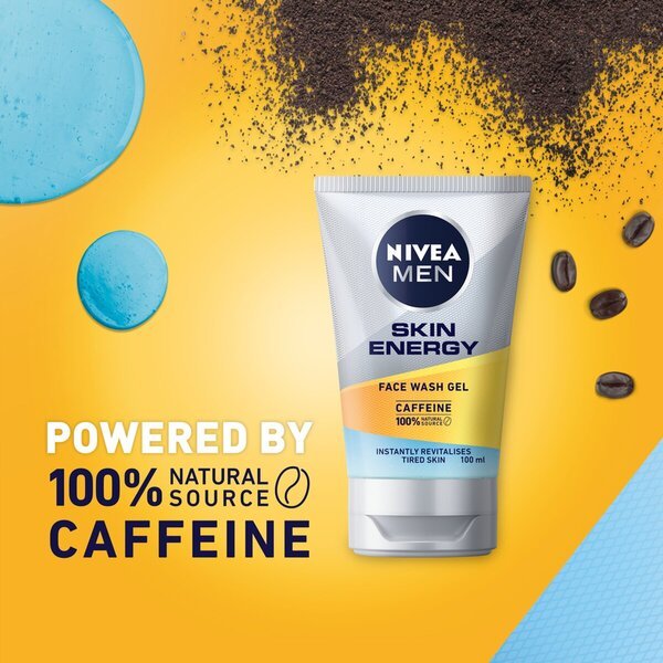 NIVEA Men Active Energy gel za čišćenje lica 100ml