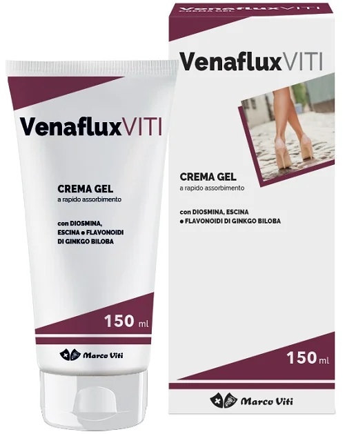 MARCO VITI Venaflux crème gel voor zware benen 150 ml, trekt snel in.