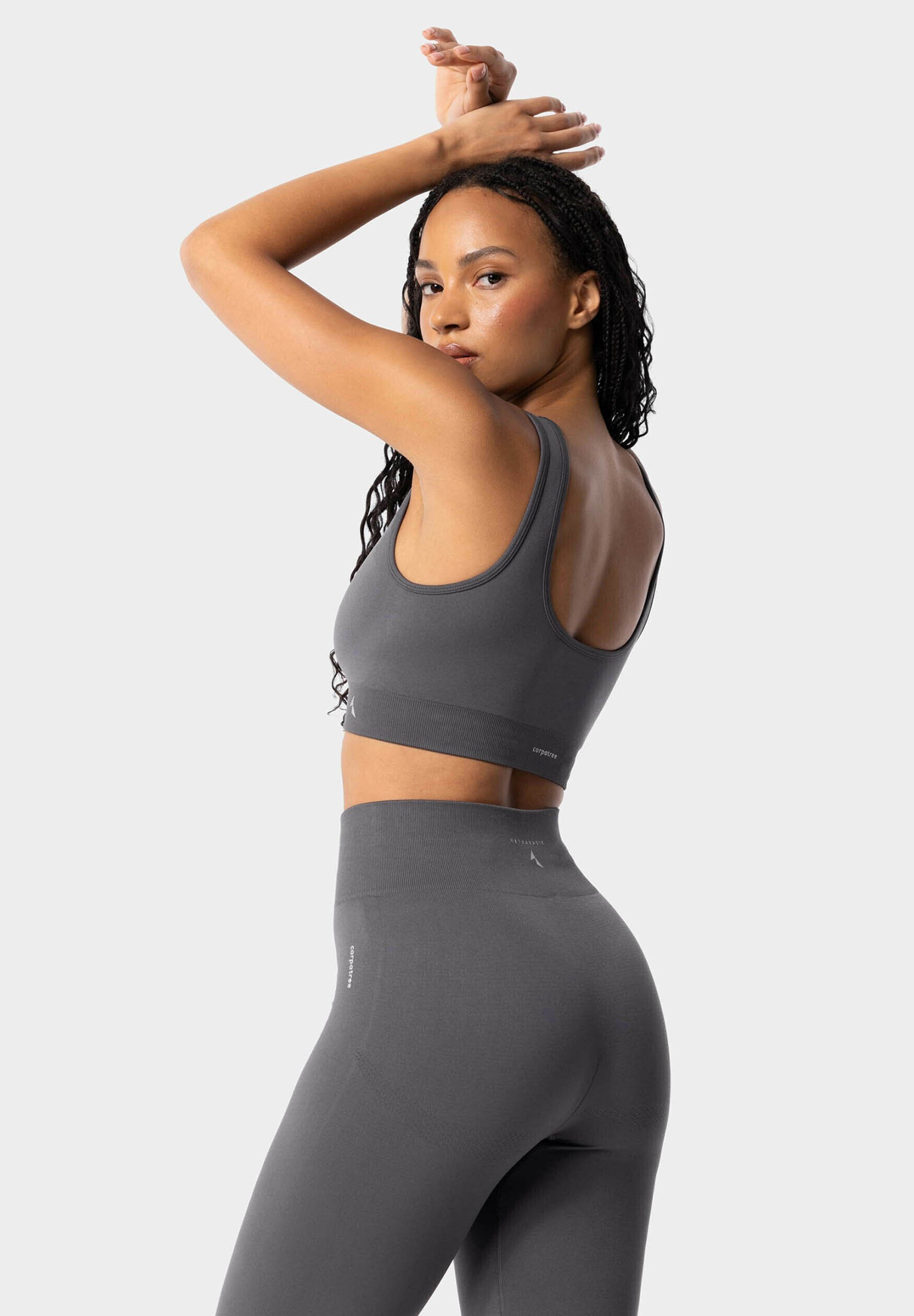Carpatree SIMPLY SEAMLESS – Sport-BH mit mittlerem Halt – Grau