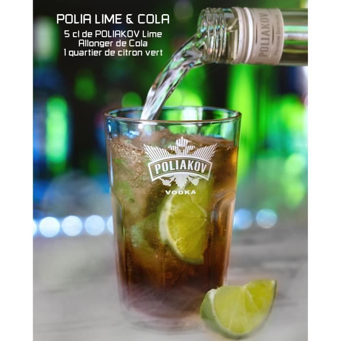 Poliakov - Limette - Wodka - 32,0 % Vol. - 70cl