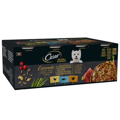 Cesar Natural Goodness täysjyväviljalla ja superruoilla