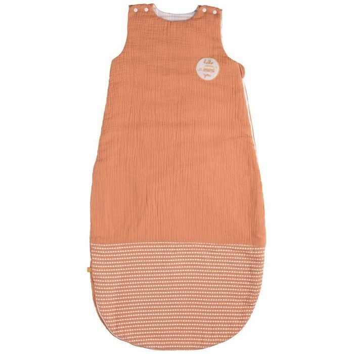 Saco de dormir quente - SAUTHON - LUZ SOLAR - 6-24 meses - 100% Algodão - Terracota