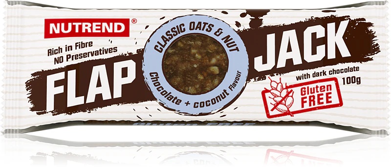 Nutrend FlapJack дијететски суплемент без глутена, овсена плочица, без глутена