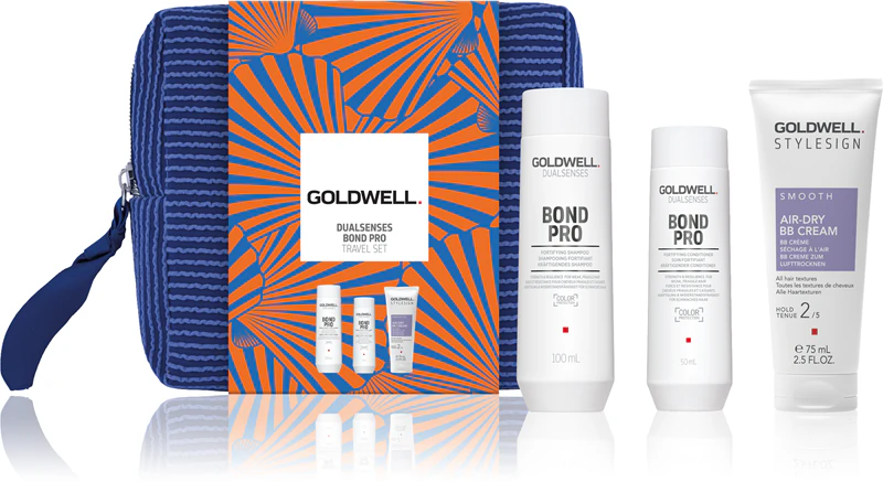 Cestovní sada Goldwell Dualsenses Bond Pro pro slabé a poškozené vlasy