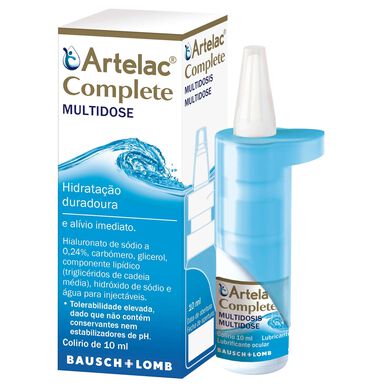 Artelac Multidose Øyekrem og Fuktighetskrem 10 ml 10 ml