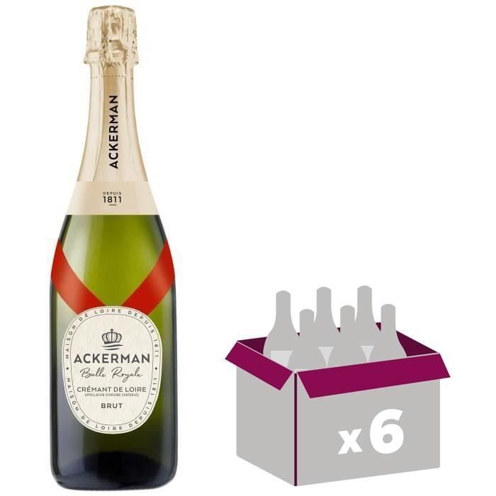 Ackerman Bulle Royale Brut - Crémant de Loire - 6x75cl