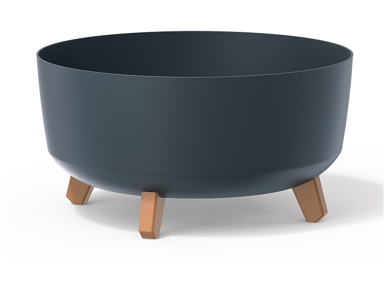 Donica Gracia Low z nóżkami 38 cm czarna