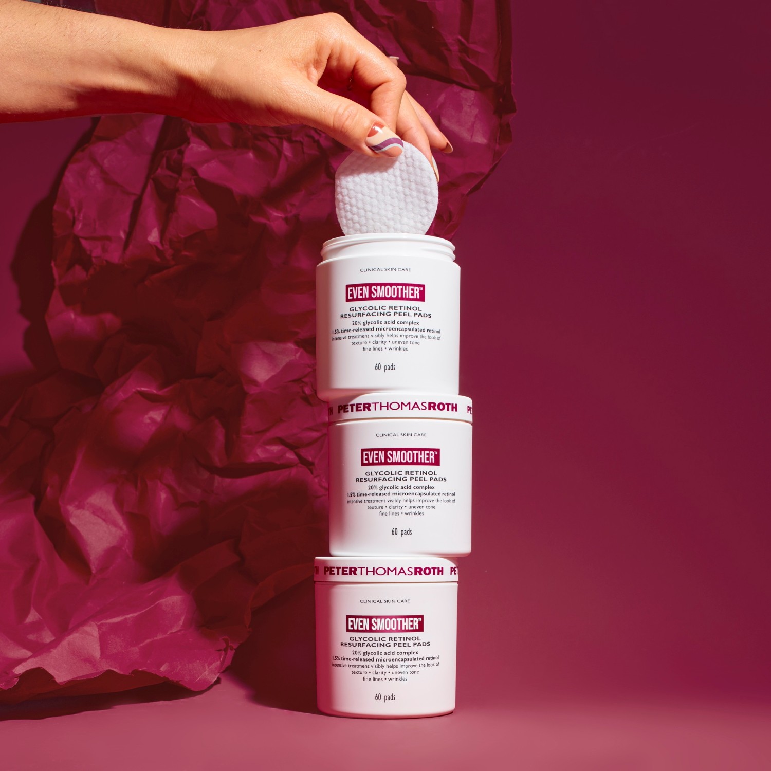 Peter Thomas Roth Gesichtspeeling Even Smoother Glycolic Retinol -kuorintatyyny -