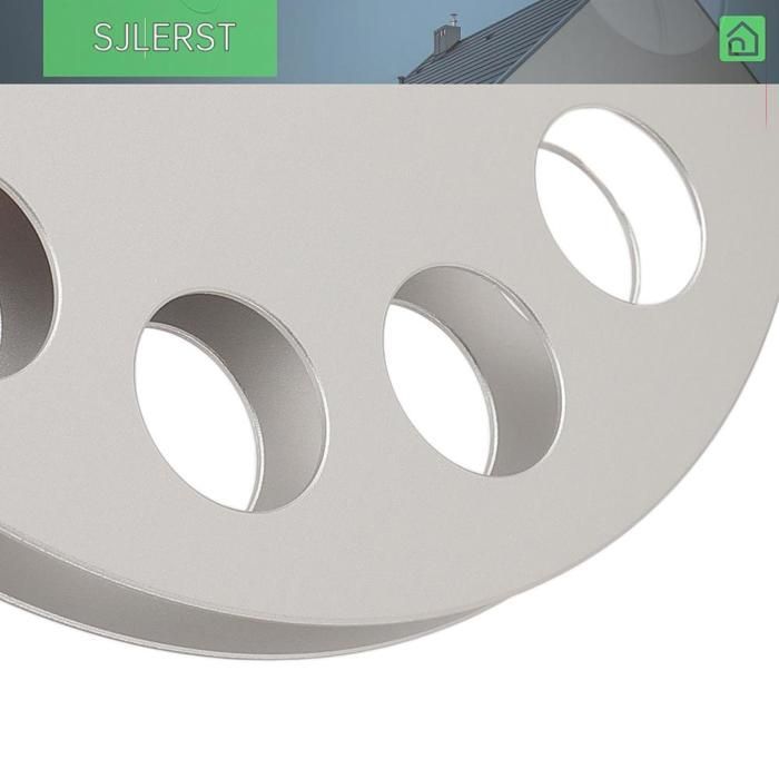 sjlerst Bobine de bande vide 1/4 7 Inch Empty Tape Reel En Aluminium Léger Pour Magnétophone Studer video videoprojecteur Argent