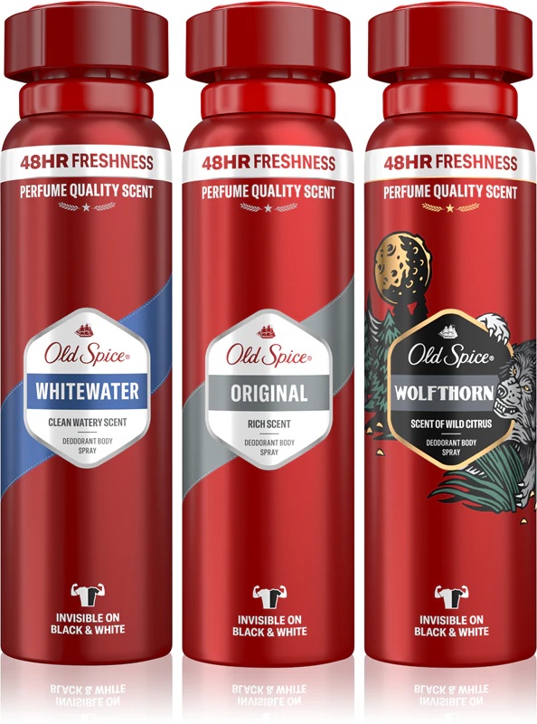 „Old Spice“ dezodoranto purškiklio rinkinys vyrams