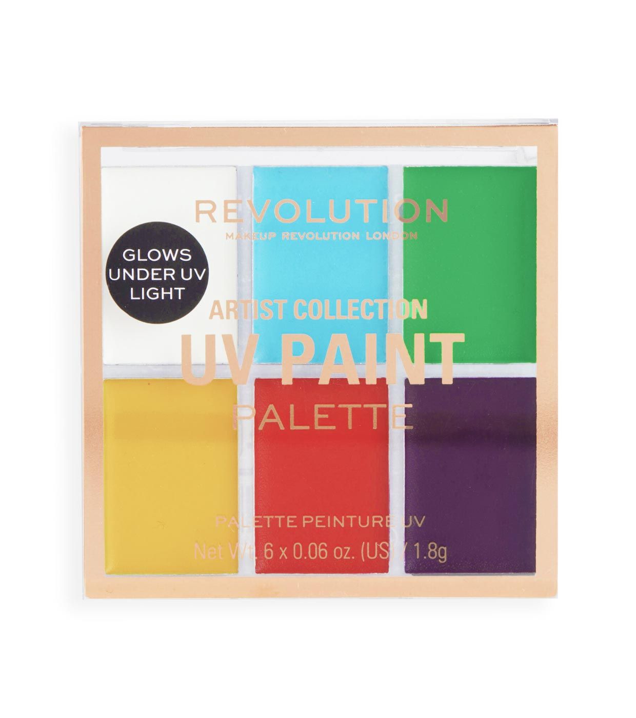 Paleta UV boja Artist Collection Sjenila za oči