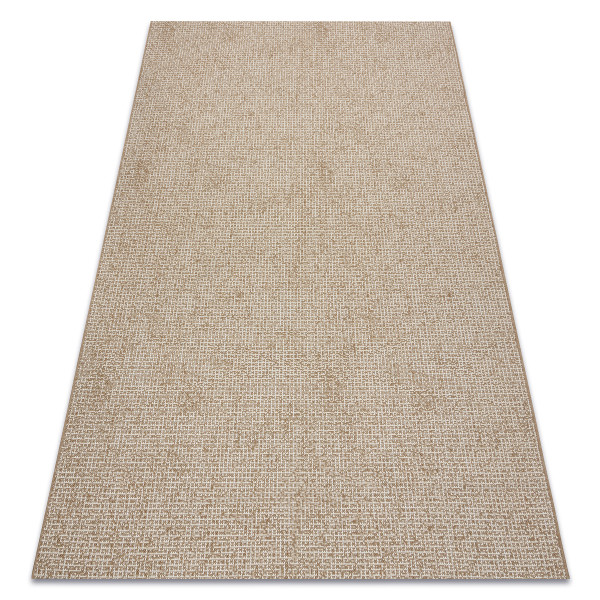 Dywan sizal FLAT 49371265 Kratka - beż 80x150 cm