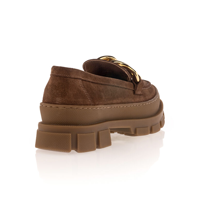 Bruna loafers/båtskor för kvinnor