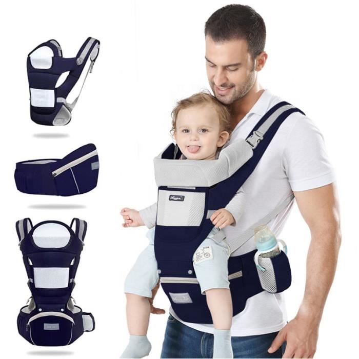 Portabebés Ysinobear con capota extraíble, asiento ergonómico y modo de transporte delantero/trasero para bebés y niños de 0 a 36 años.