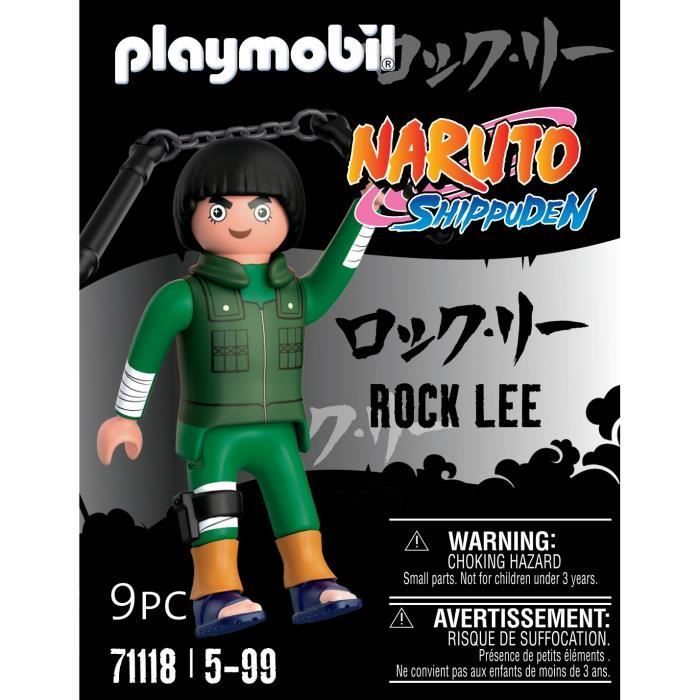PLAYMOBIL 71118 Rock Lee, Naruto Shippuden Figure, Ages 5+
