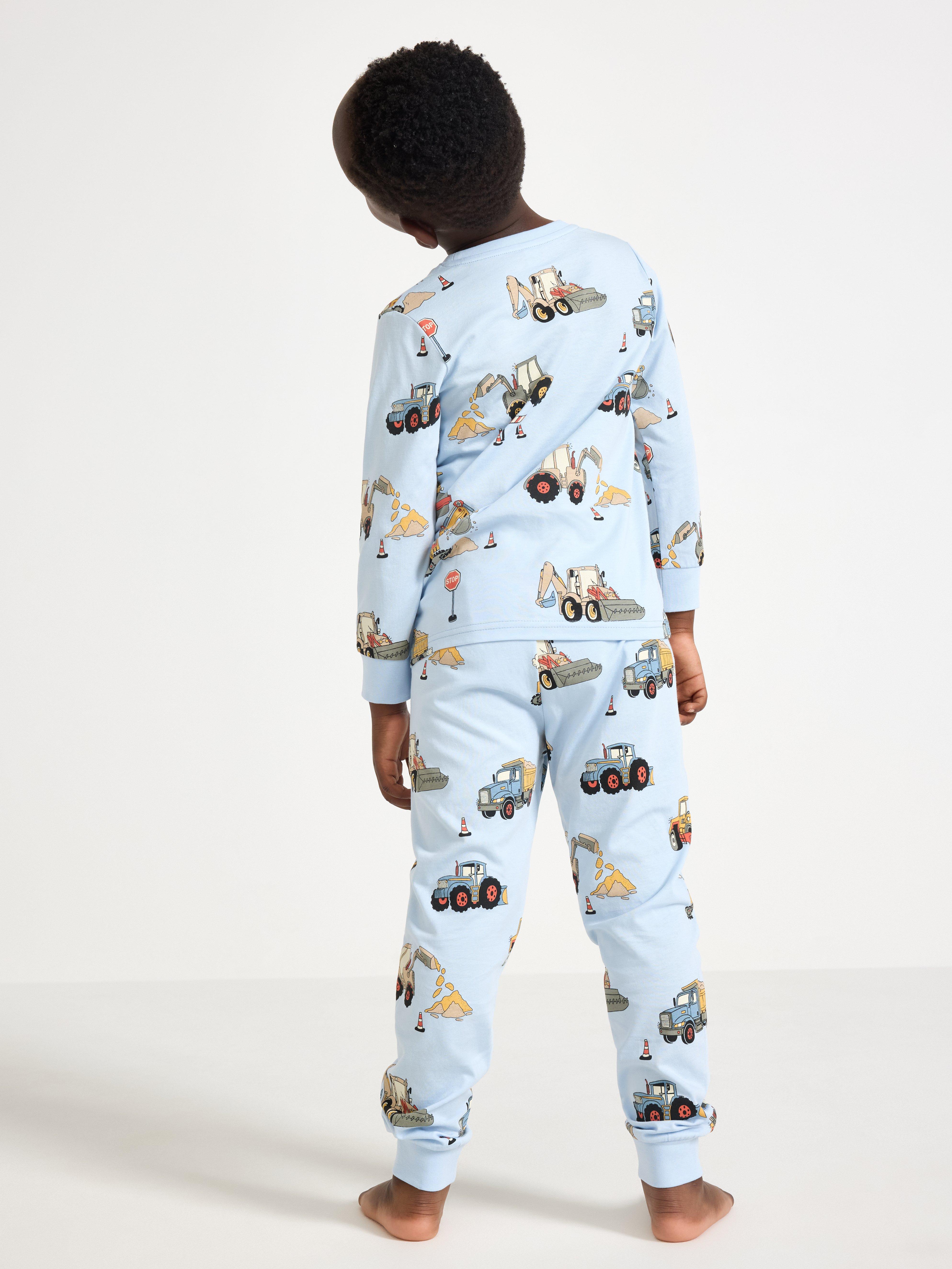 Set de pijamale albastru deschis