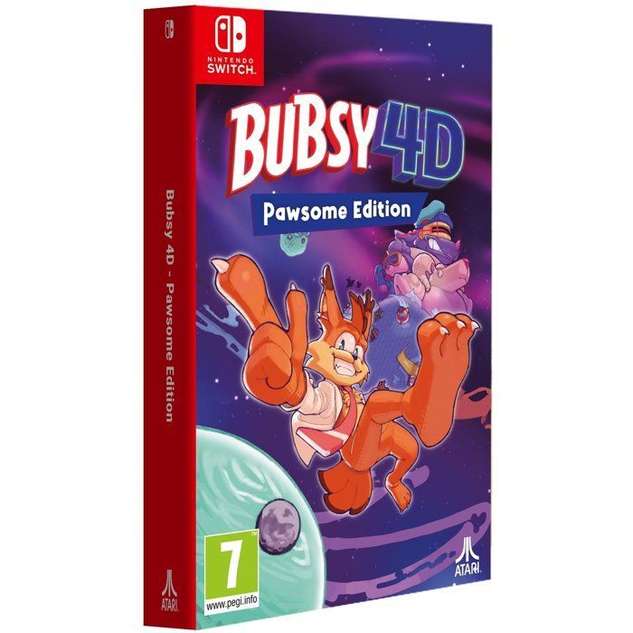 Bubsy 4D Pawsome Edition - SWITCH-Spiel