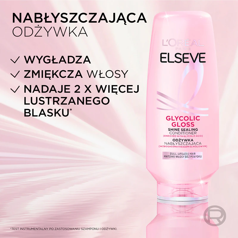 L'Oréal Paris Elseve Glycolic Gloss haarbalm voor een stralend haar