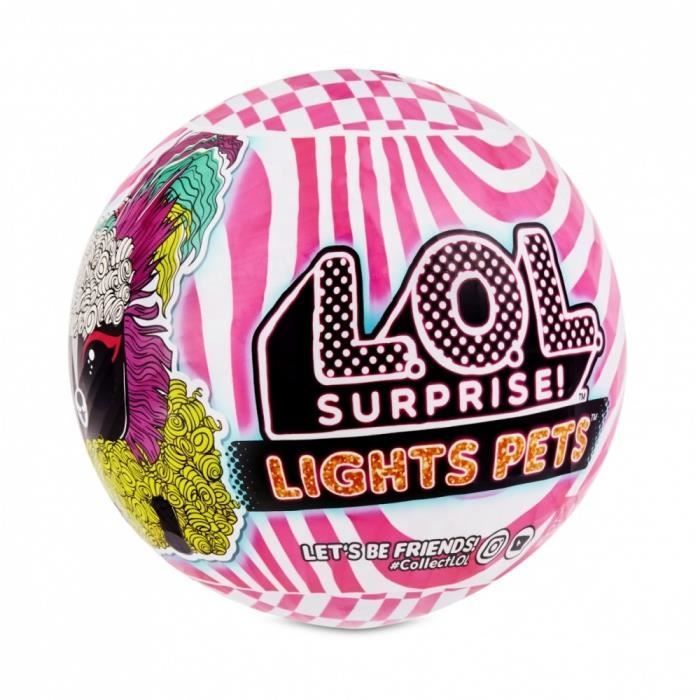 L.O.L. Surprise! - MGA Entertainment - Lights Pets - Mini poupée surprise - Effets lumineux - 6-12 ans