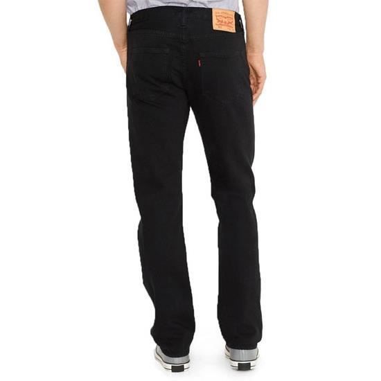 Levis 501 jeans coupe droite noir normal homme