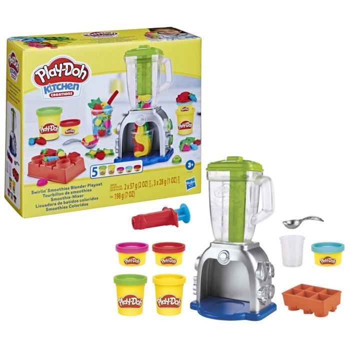 Play-Doh Smoothie Swirl, juguete de cocina de juguete con plastilina, actividades creativas para niños, a partir de 3 años.
