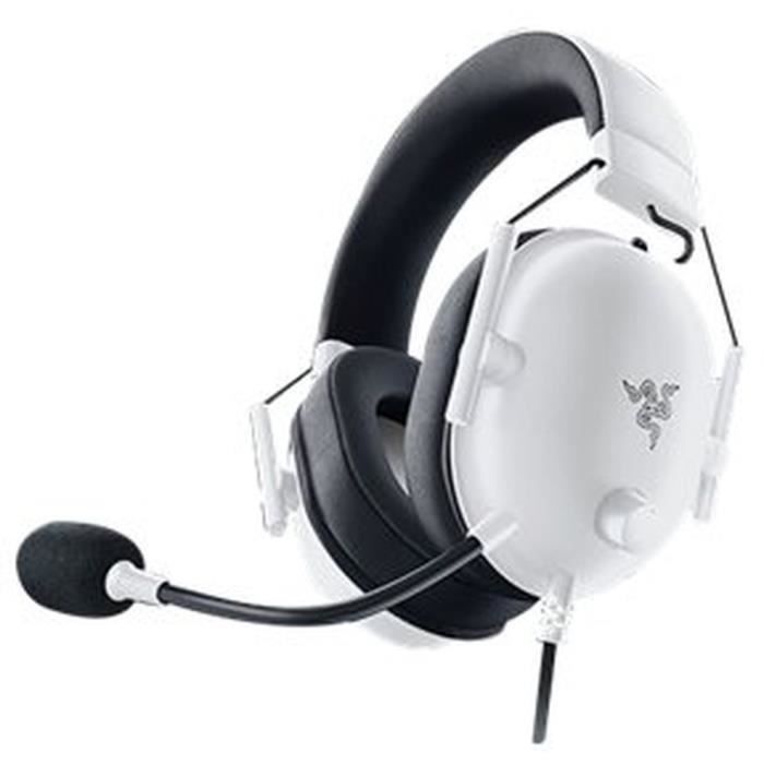 Razer BLACKSHARK V2 X WHITE PC Headset - Multi-platform wired headset for esports