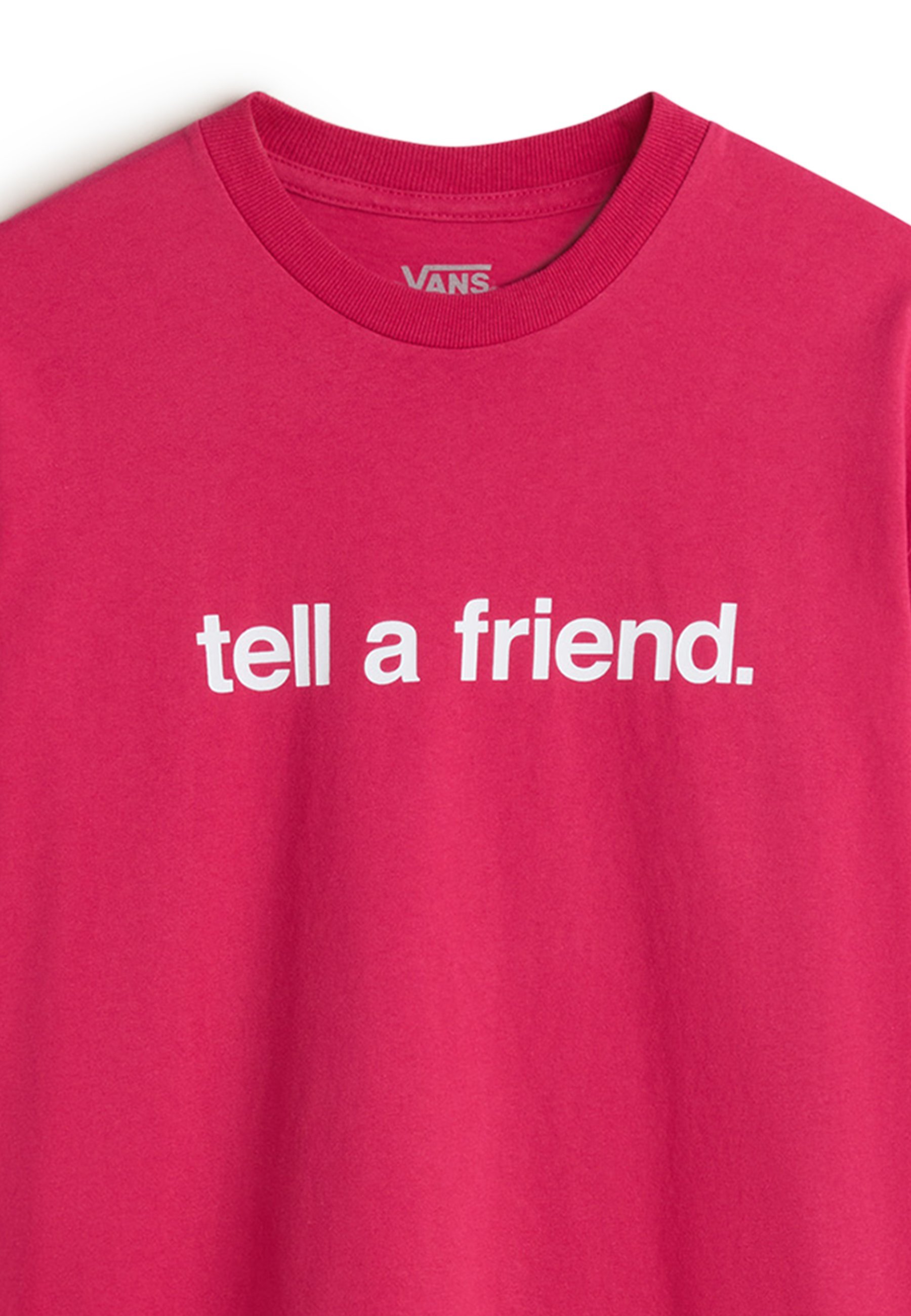 Vans TELL A FRIEND LOOSE FIT - T-shirt met print - kersenjubileum