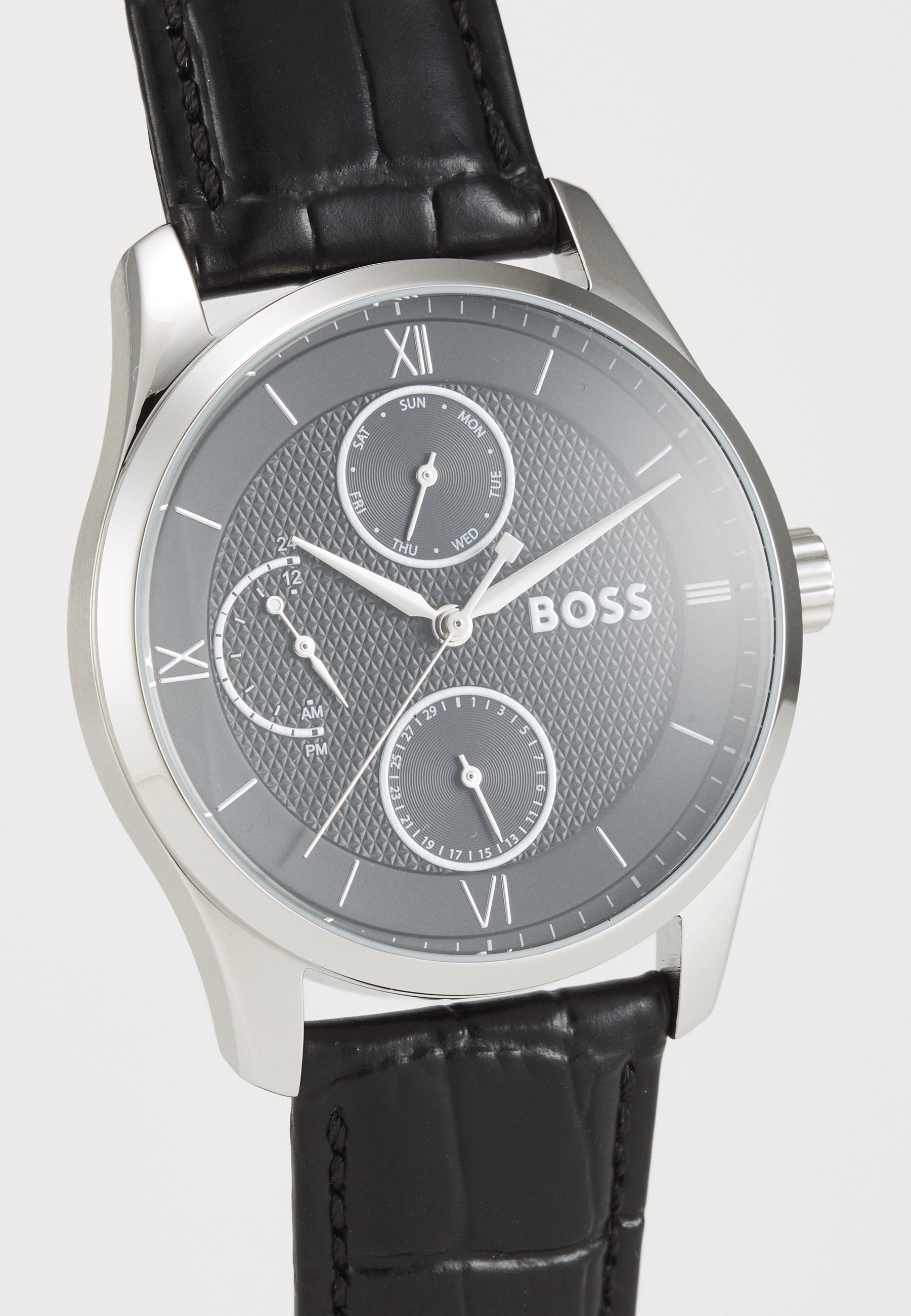 BOSS PRINCIPLE MASTER - Montre - argentée/noire