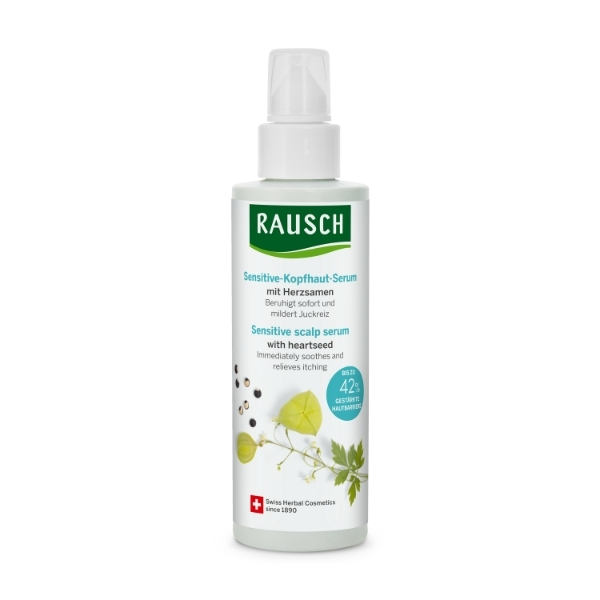 Siero per cuoio capelluto sensibile Rausch con olio di semi di cuore 100 ml