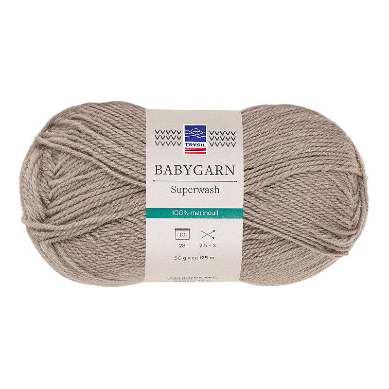 Babygarn beige melerat