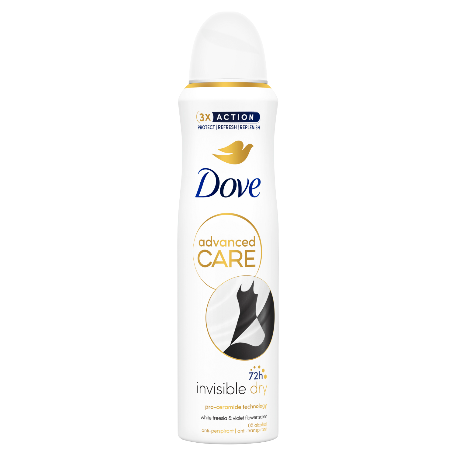 Dove Advanced Care baltās frēzijas un vijolīšu ziedu aromāts