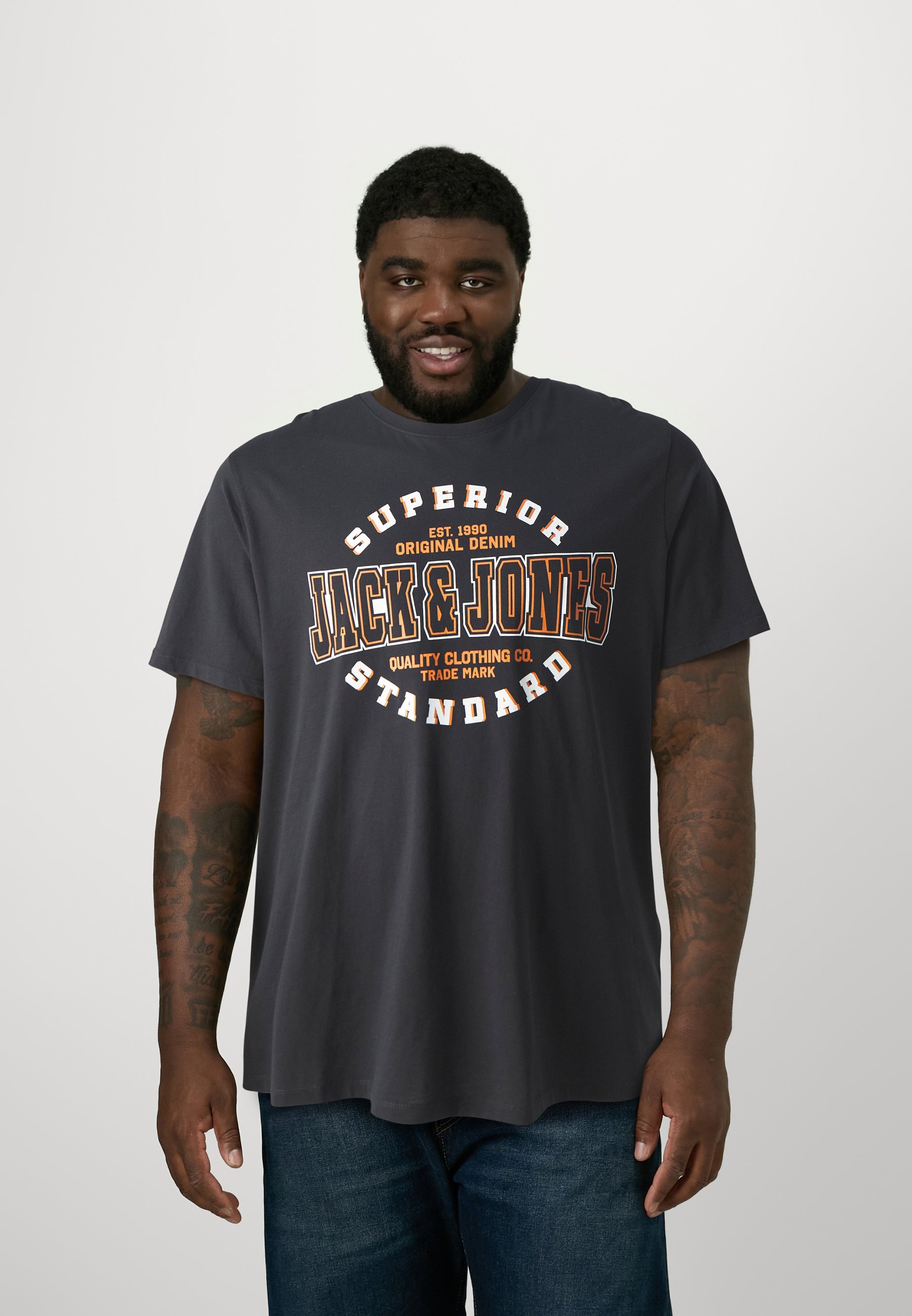 Jack & Jones JJELOGO T-shirt met hals (5 stuks) - T-shirt met print - donkerblauw/wit/kombugroen/zwart/berginspiraal