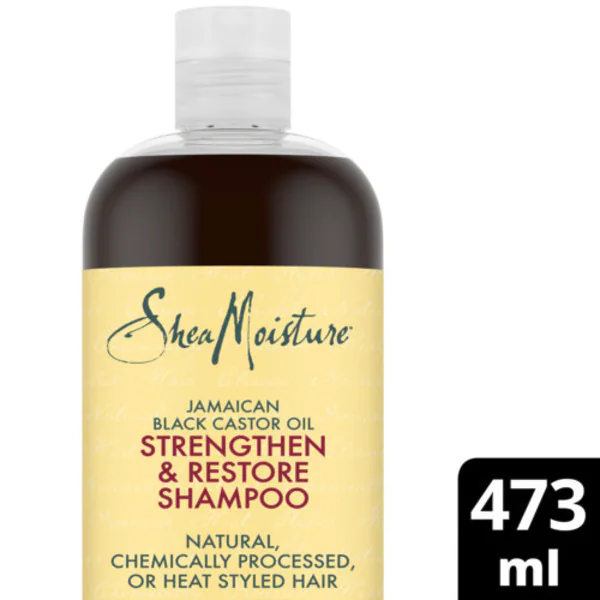 Šampon SheaMoisture s ricinovým olejem pro posílení a obnovu vlasů 473 ml