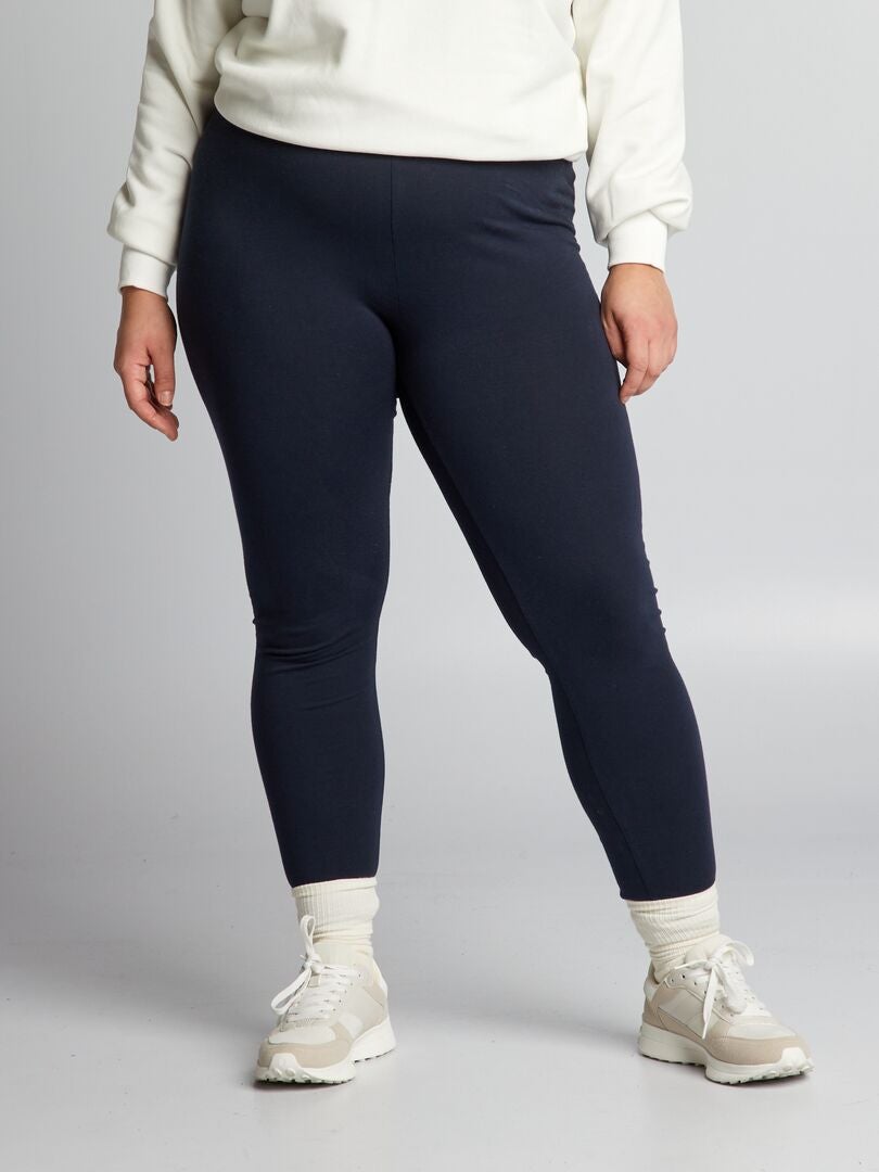 Lange katoenen leggings - blauw