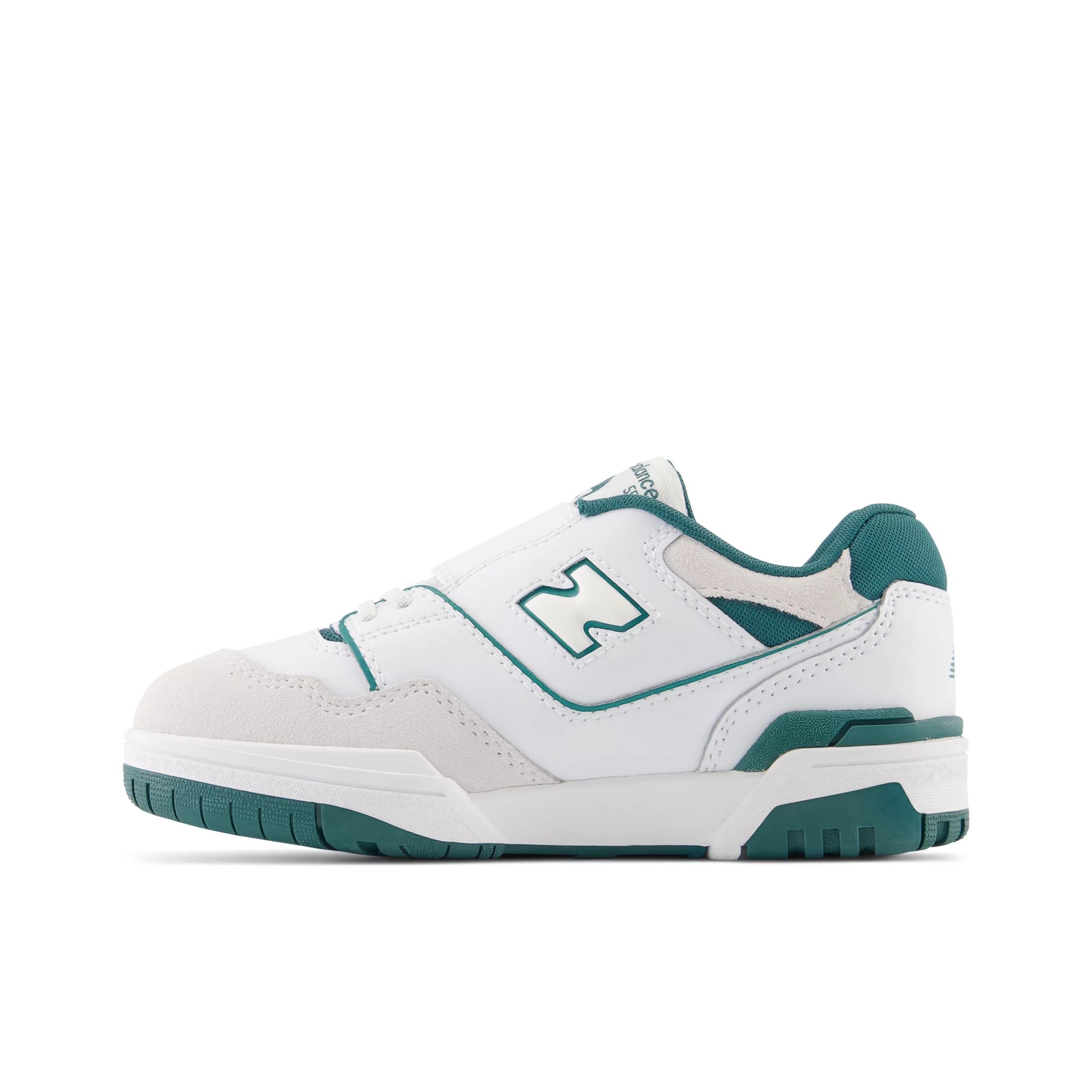 550 Bungee Lace with Top Strap White con vintage teal