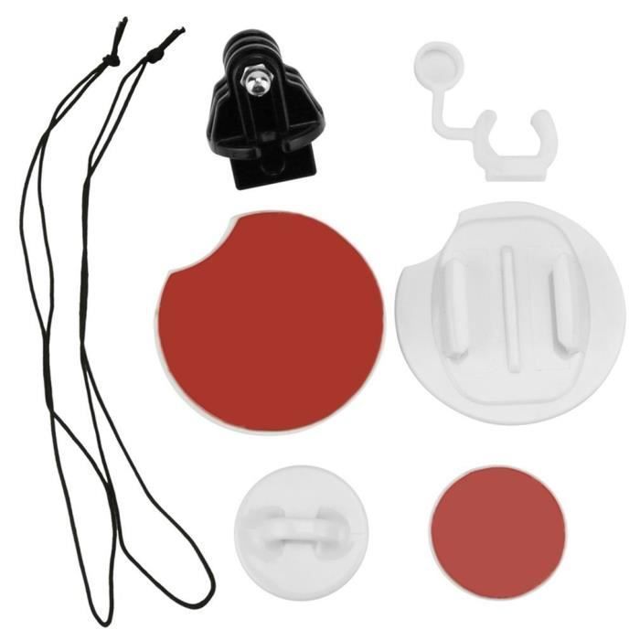 Juego 8 en 1 que incluye 2 soportes para tabla de surf, 2 placas de seguridad para cámara, 2 correas de sujeción y 1 conector FCS.