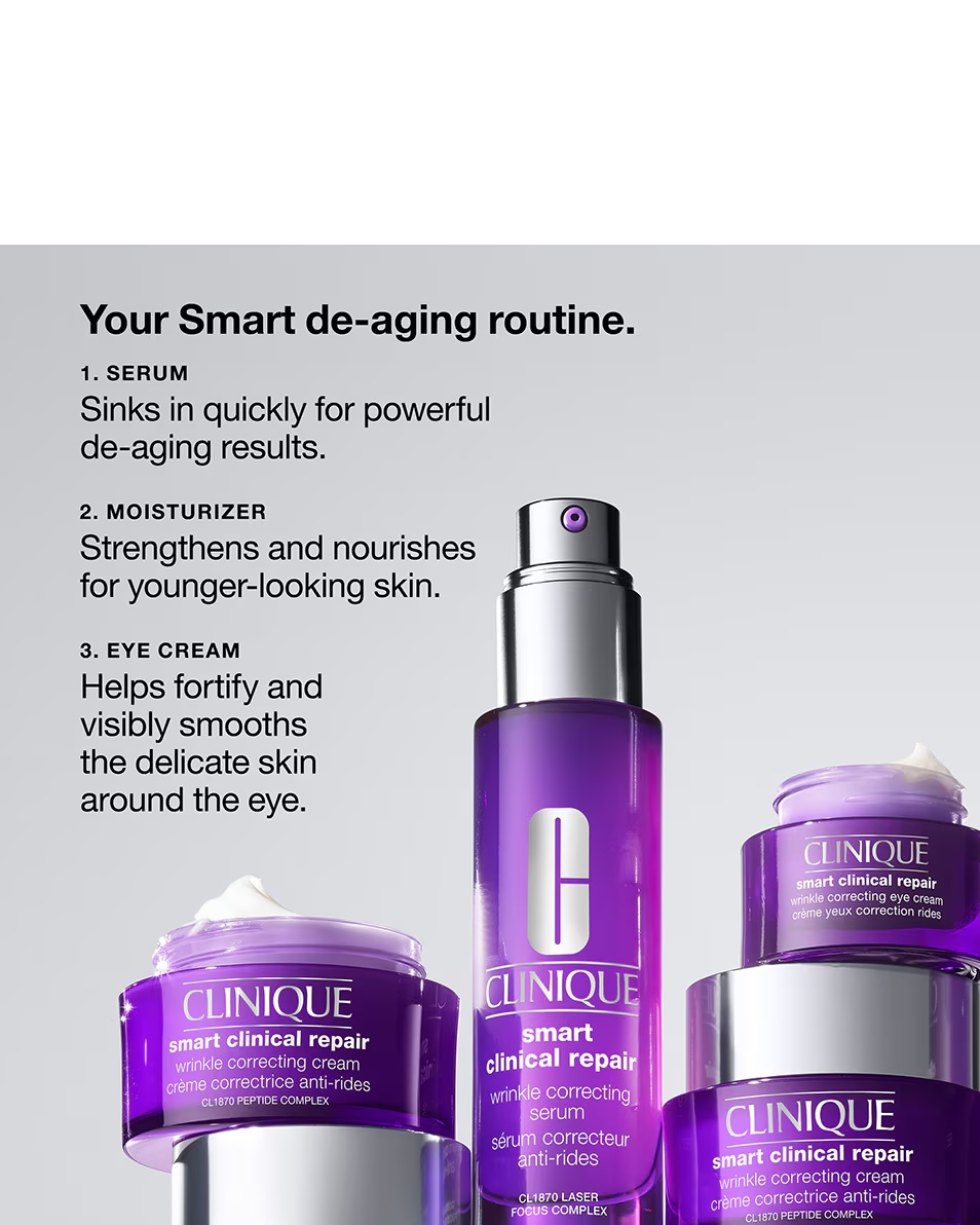 CLINIQUE CLINIQUE SMART CLINICAL REPAIR™ WRINKLE CORRECTING RICH CREAM ΑΝΤΙΓΗΡΑΝΤΙΚΗ ΕΝΥΔΑΤΙΚΗ ΚΡΕΜΑ - ΞΗΡΟ ΔΕΡΜΑ
