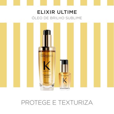 Sada Kérastase Pack Elixir Ultime L'Huile Originale pro jemné barvení vlasů 1 jednotka 1 jednotka