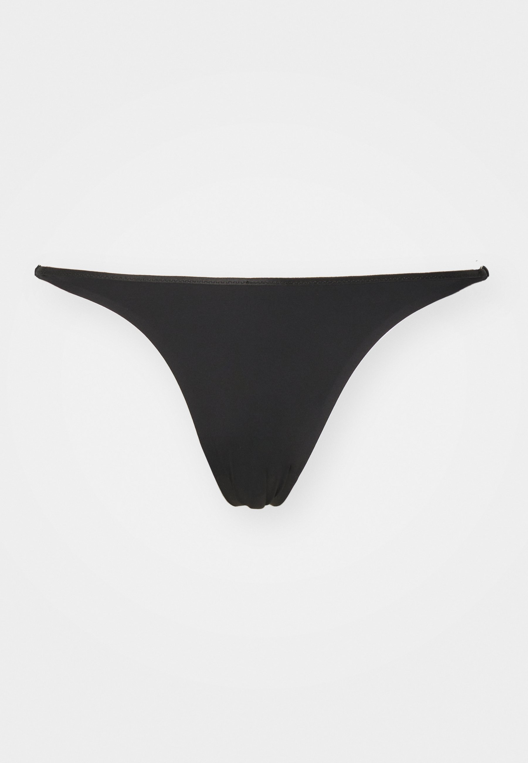 Calvin Klein Underwear THONG MINIMALIST MICROFIBRE - Tanga - černá