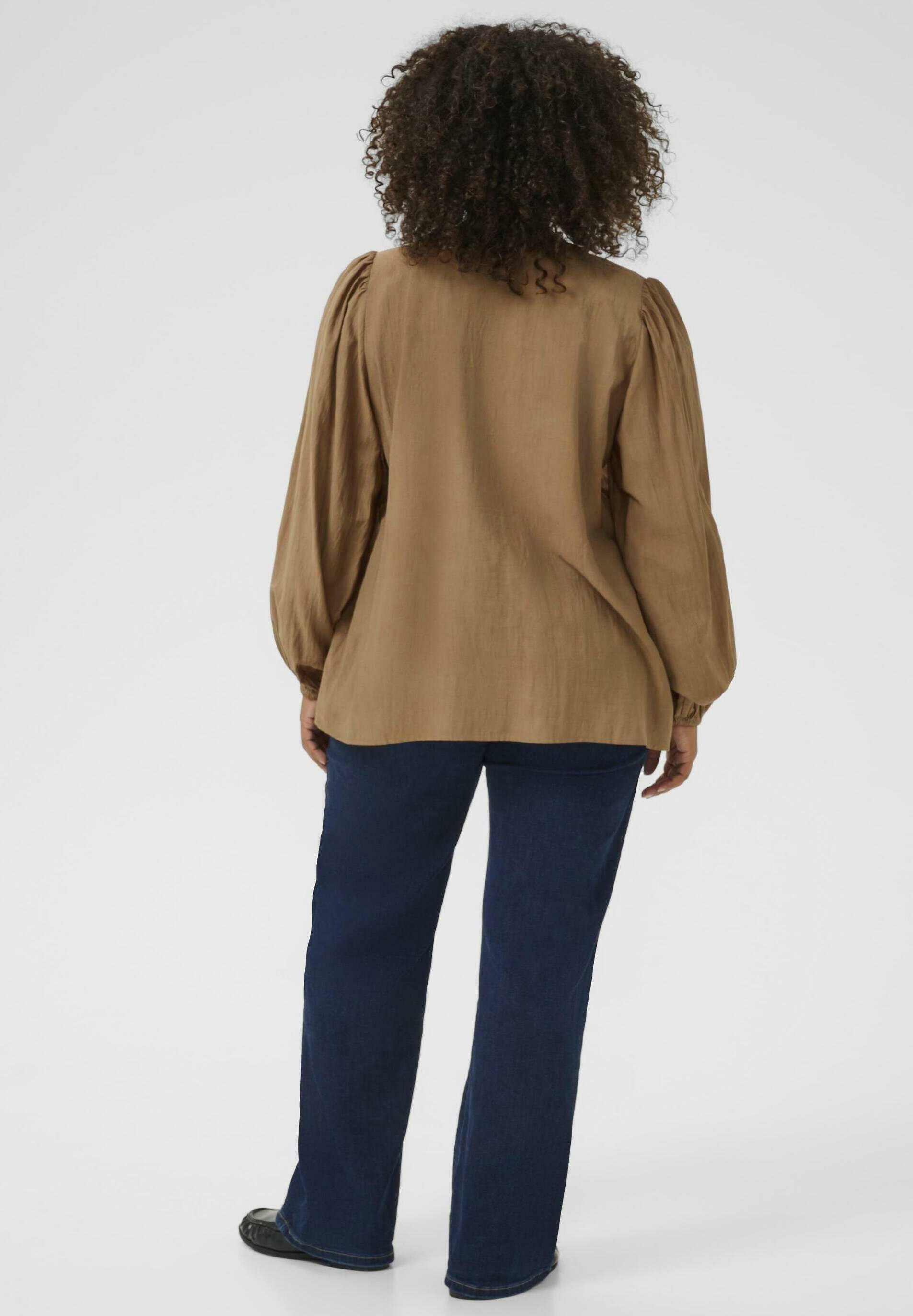 Kaffe Curve MIRANA - Bluse - toasted coconut