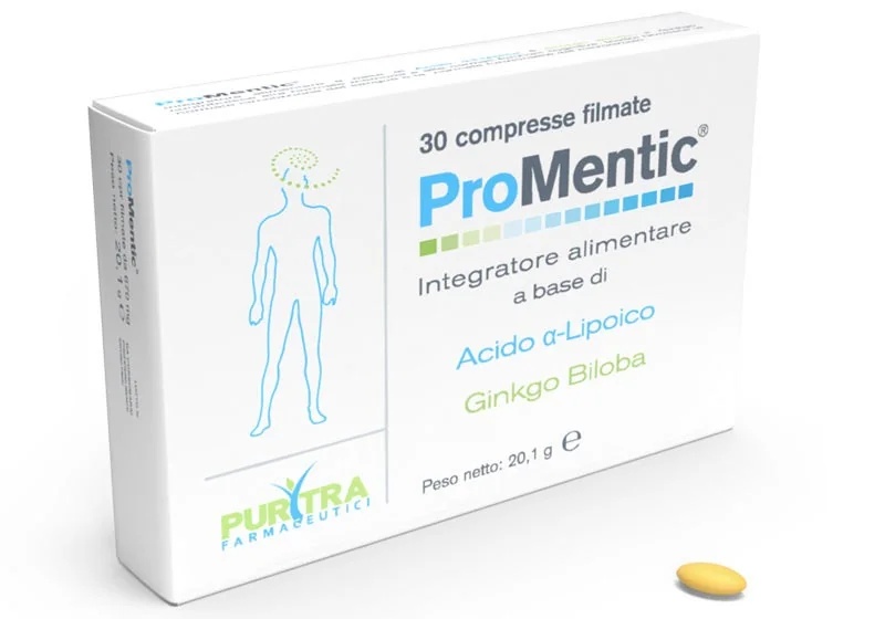 Promentic Nahrungsergänzungsmittel für das Gedächtnis, 30 Tabletten