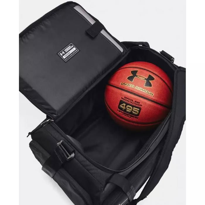 Bolsa deportiva - UNDER ARMOUR - Contain Duo Duffle Pequeña - Negra - 40 litros - Impermeable