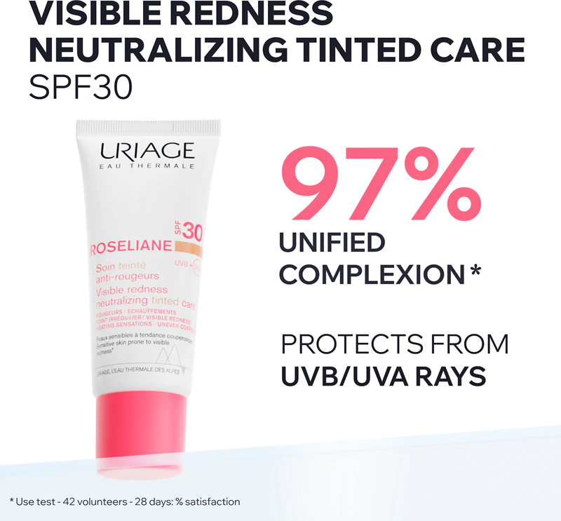 Uriage Roseliane CC krém SPF 30 pro citlivou pleť se sklonem k zabarvení pleti