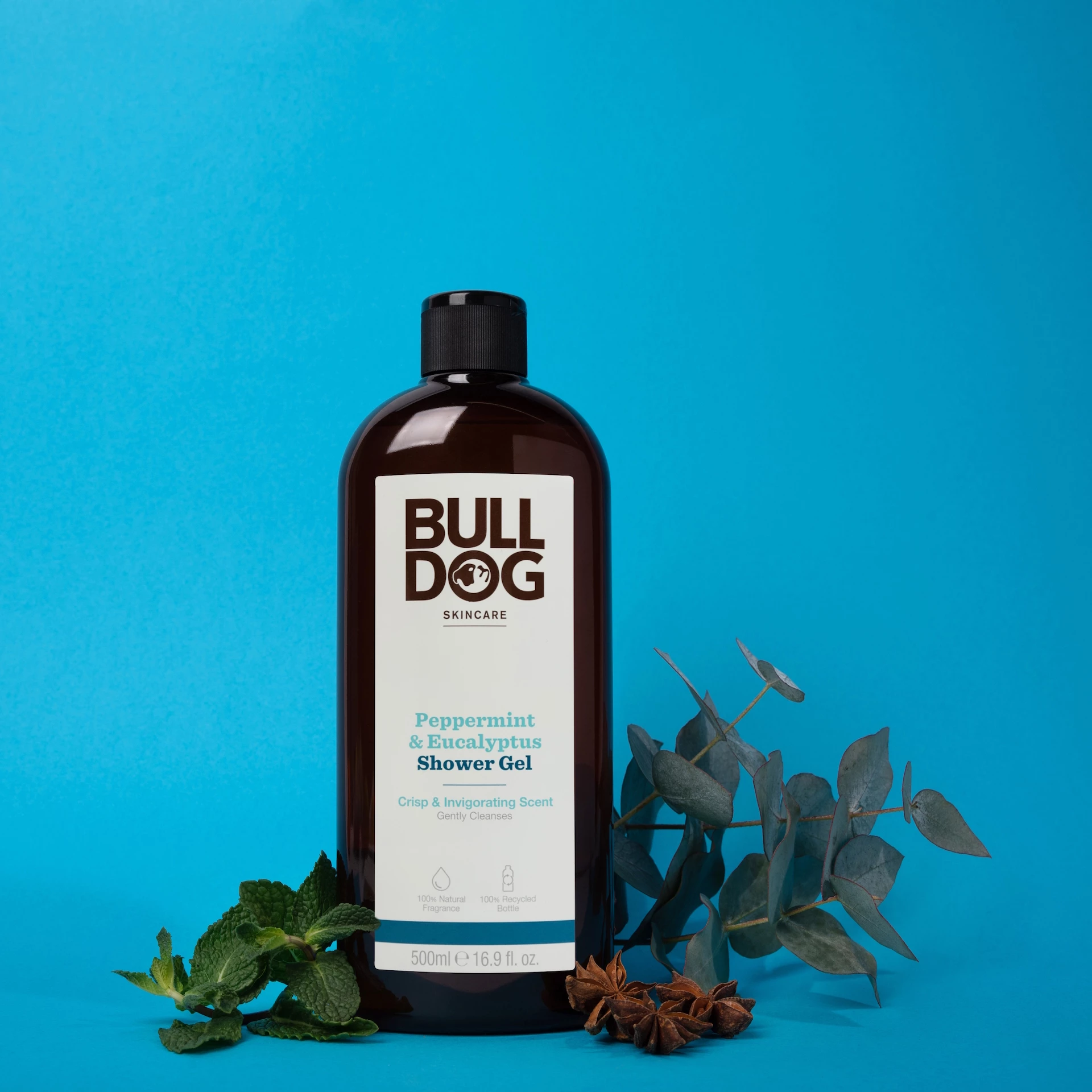 Gel de duș cu mentă și eucalipt 500 ml - Bulldog