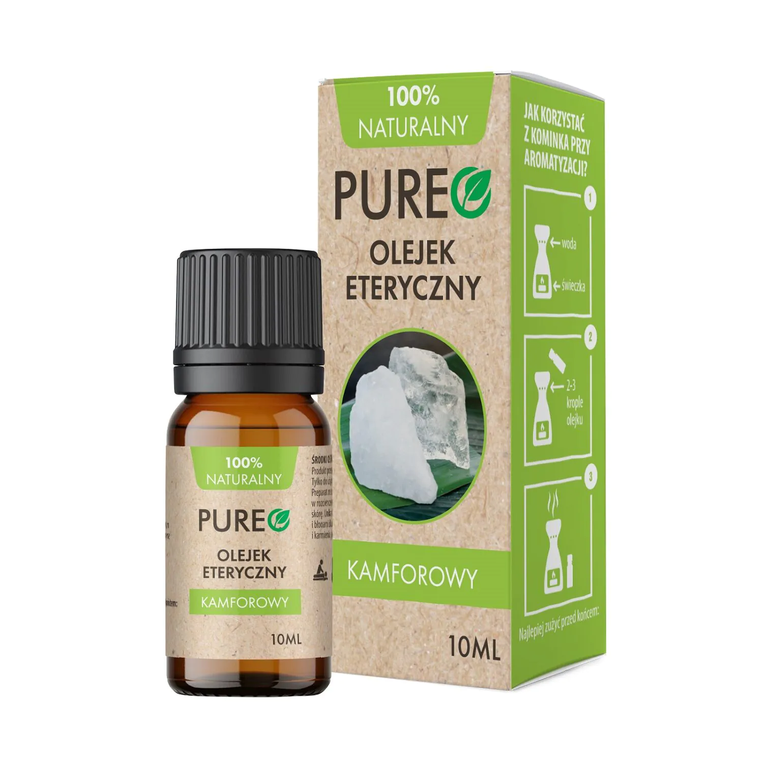 Pureo Naturalny olejek eteryczny Kamforowy
